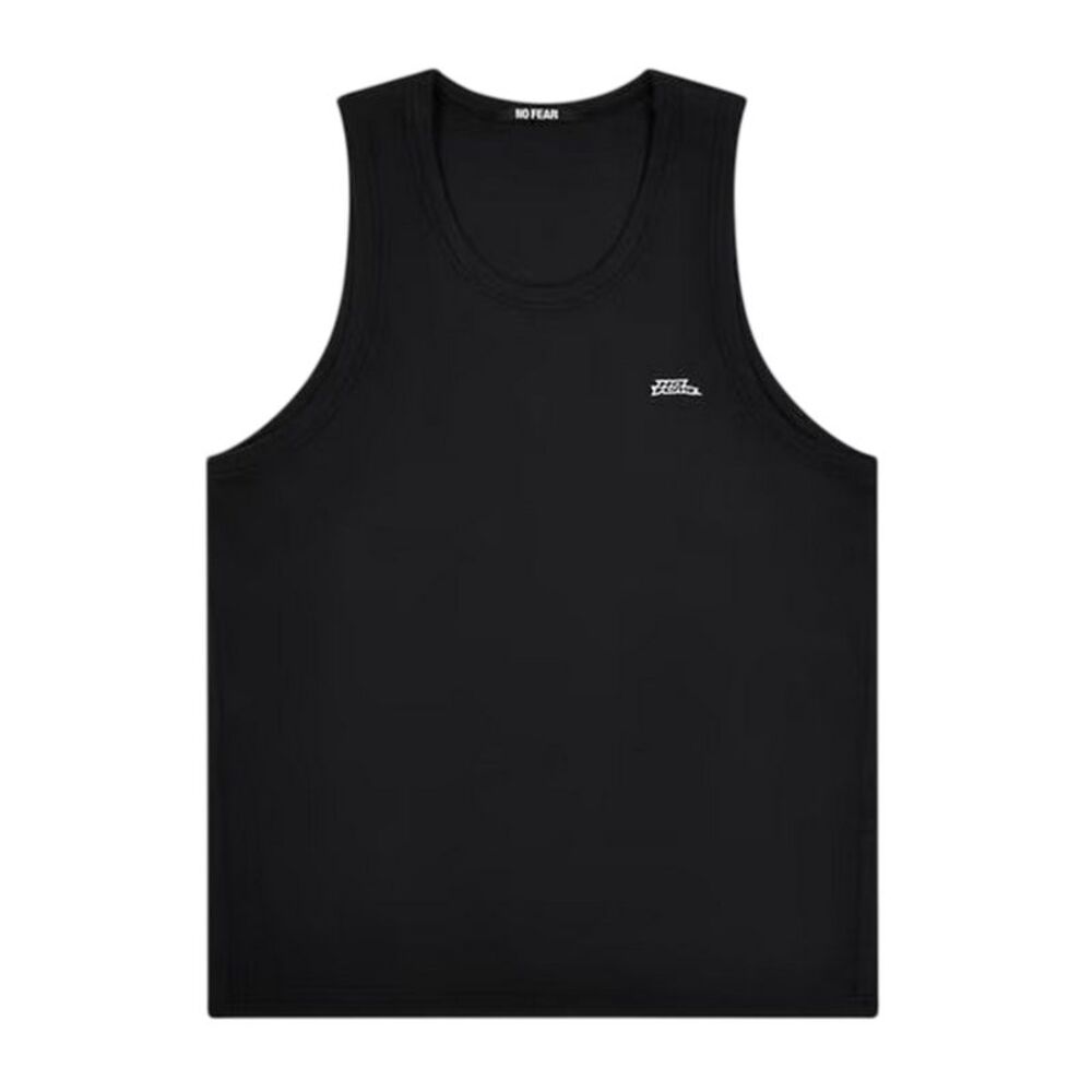 No Fear Mens Ribbed Sleeveless Tank Top / Black